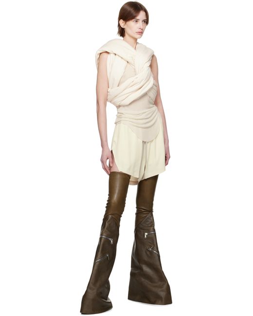 Rick Owens オフホワイト Hollywood Triple Donut トップス Natural