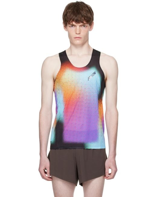Soar Running Multicolor Lightweight Space3D Race Tank Top for men