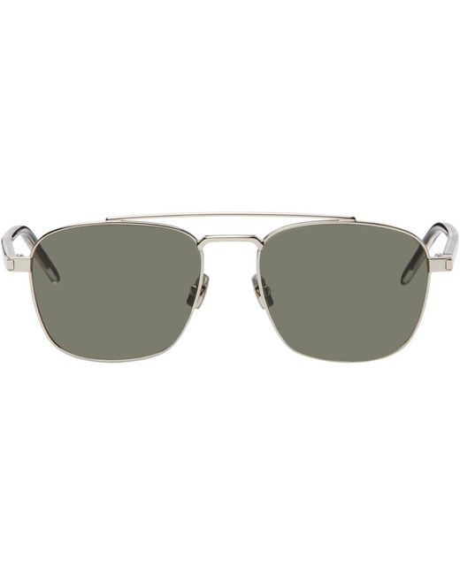 Saint Laurent Black Silver Sl 665 Sunglasses
