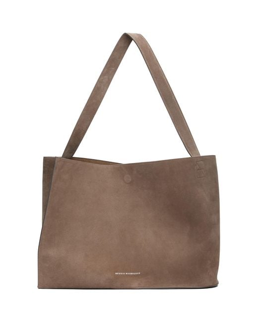 Studio Nicholson Brown Doublet Suede Tote for men