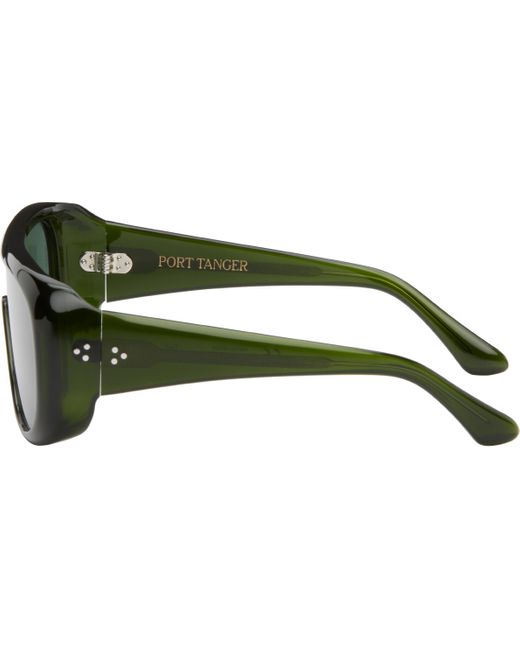 メンズ Port Tanger Ssense限定 グリーン Sayf サングラス Green