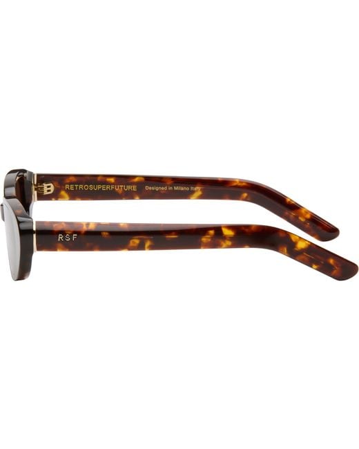 Retrosuperfuture Black Vega Sunglasses for men