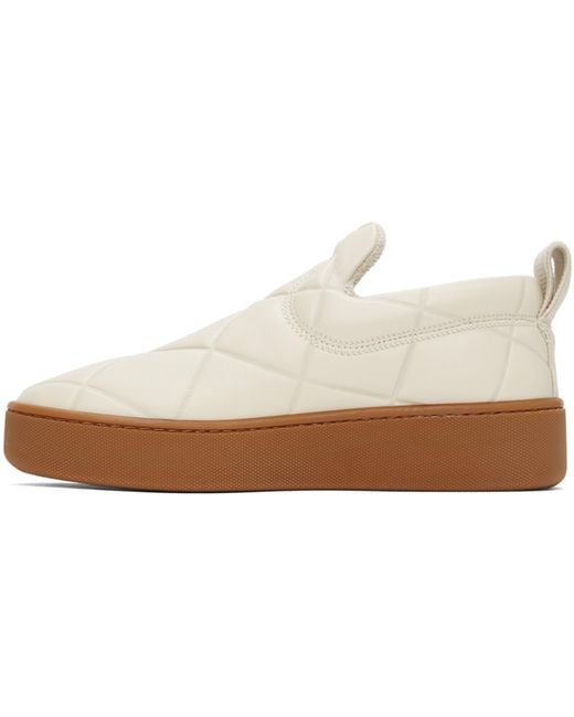 Bottega Veneta Black Off-white 'the Quilt' Sneakers