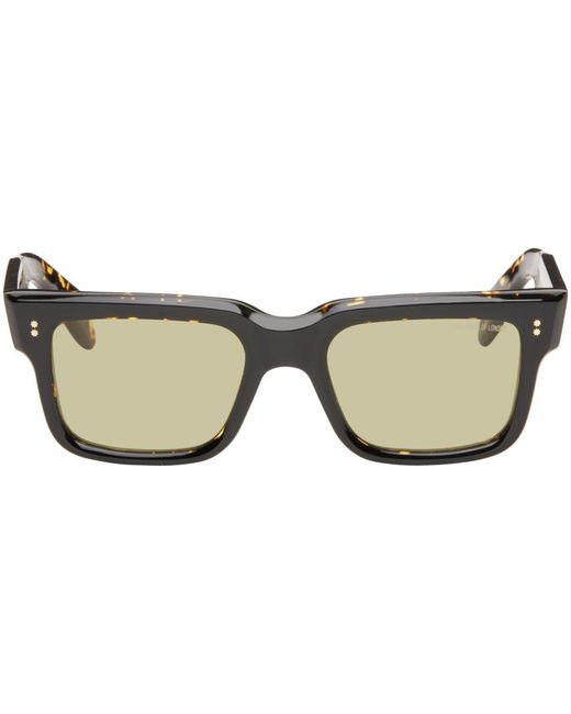 Cutler & Gross Black Tortoiseshell 1403 Square Sunglasses for men