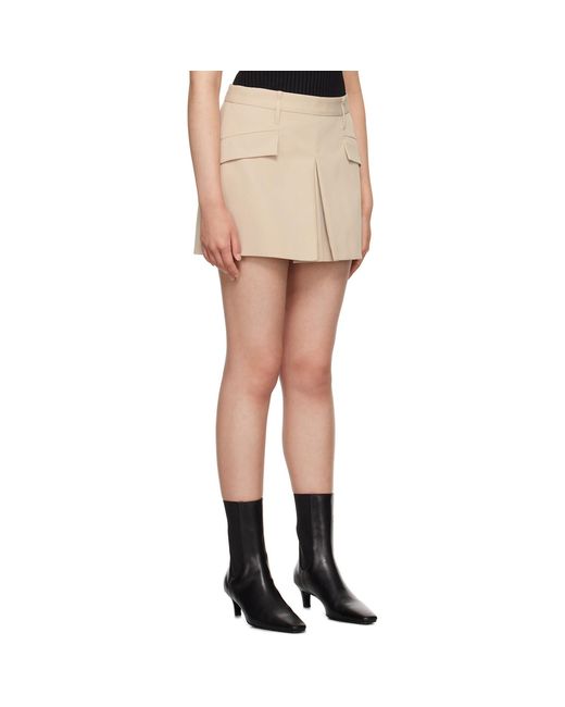 Camilla & Marc Natural Simona Miniskirt