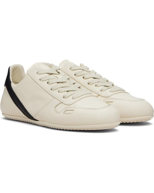 Rick Owens Black Off- Concordians Minimal Sneakers