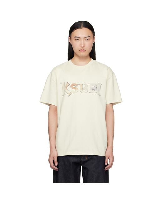 Ksubi Natural Off- Death Snake Biggie/T-Shirt for men