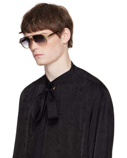 メンズ Dita Eyewear ゴールド＆シルバー Kudru サングラス Black