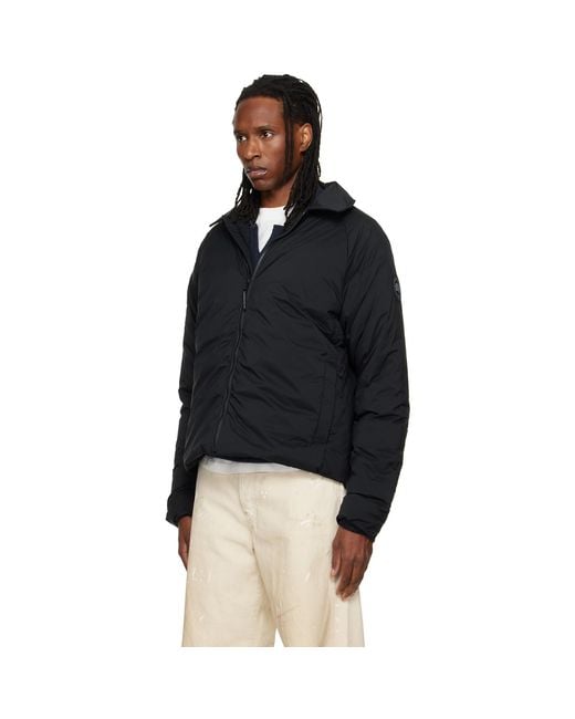 Canada Goose Black Lodge Track Down Jacket for men