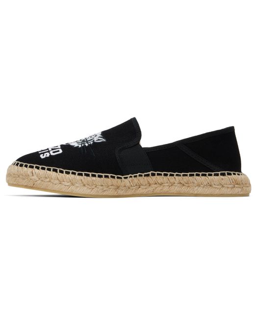メンズ KENZO ブラック Paris Elastic エスパドリーユ Black
