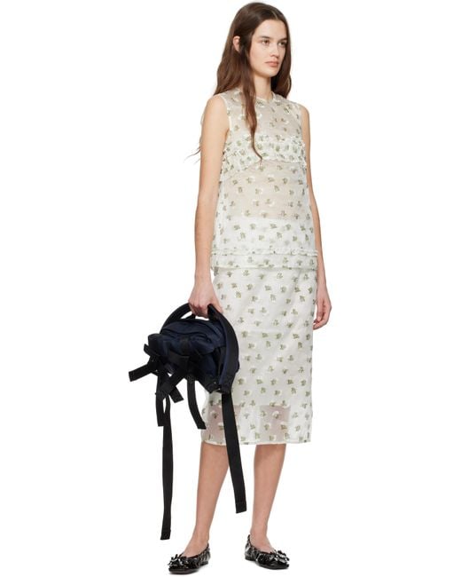 CECILIE BAHNSEN ホワイト Oksana トップス Multicolor