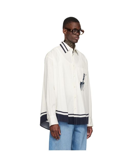 Jacquemus Black Off- 'The Camargue' Shirt for men