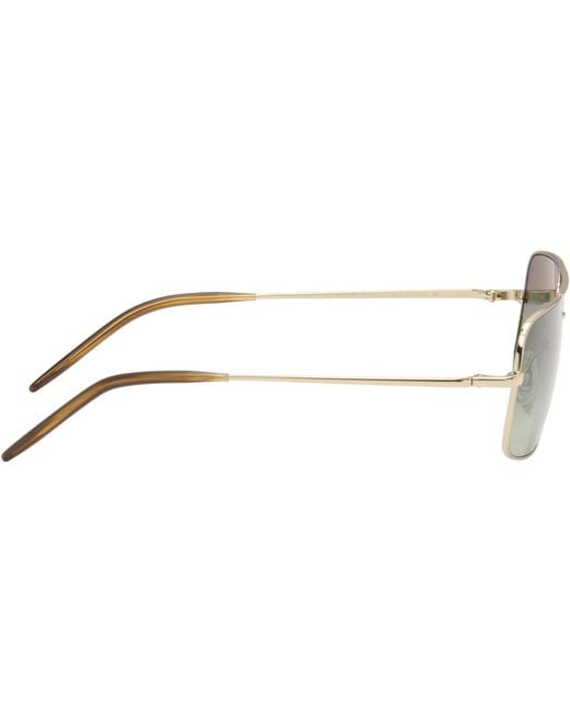 Oliver Peoples Gray Victory Ii Sunglasses for men