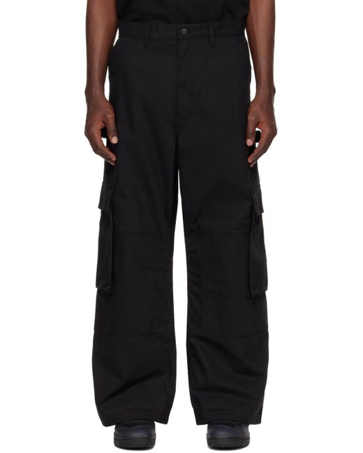 Pantalon cargo noir édition comme des garçons x carhartt Junya Watanabe pour homme en coloris Black