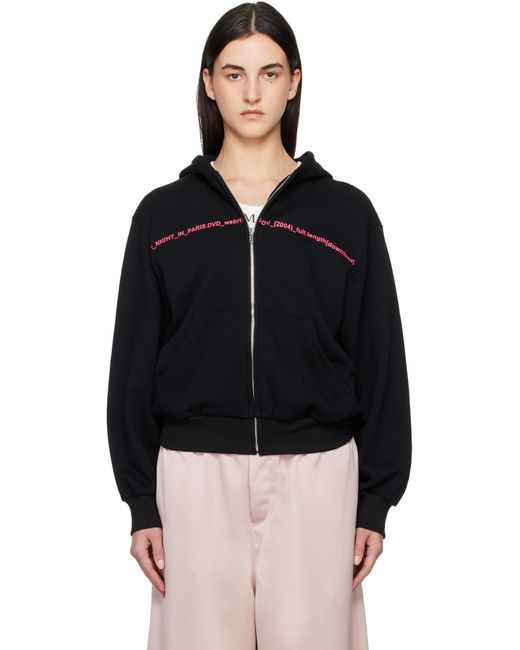 Pull À Capuche 'Paris' Noir PRAYING en coloris Black