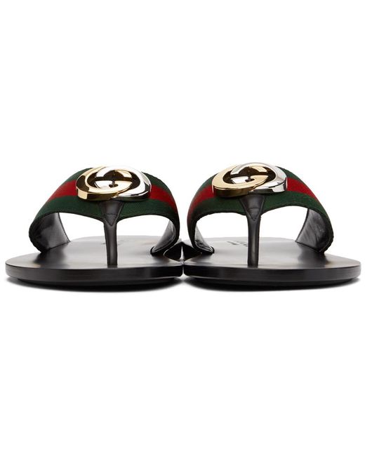 gucci kika thong sandals