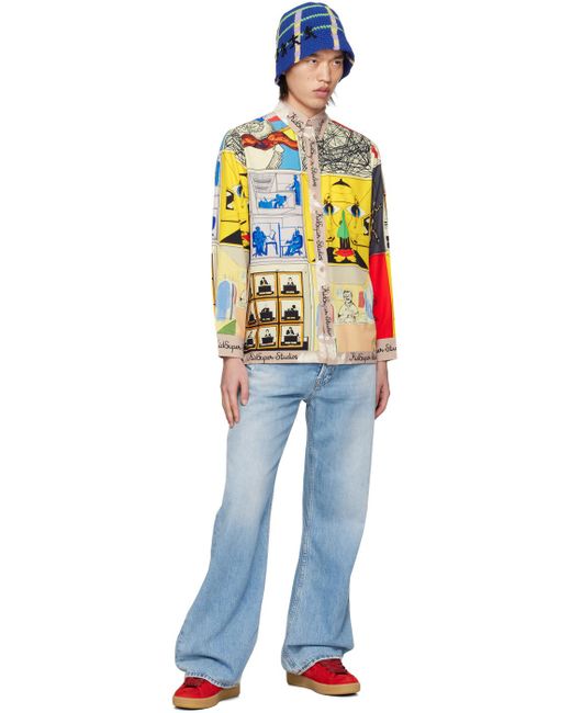 メンズ Kidsuper マルチカラー プリントシャツ Multicolor