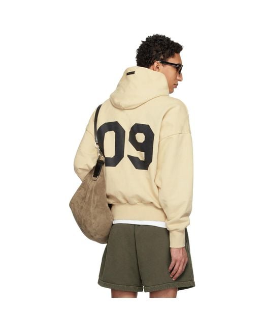 Fear Of God Natural Off- '09' Classic Hoodie for men