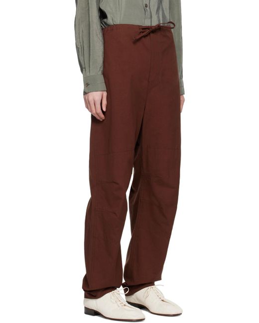 Pantalon ample brun Lemaire pour homme en coloris Brown