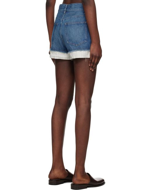 A.P.C. Blue Natacha Ramsay-Levi Edition Versailles Denim Shorts