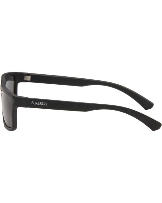 Burberry Gray Rectangular Sunglasses for men