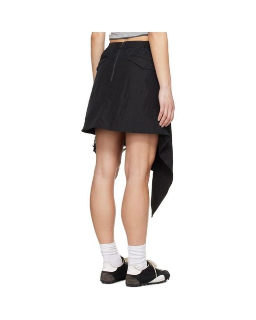 Adererror Black Medium Miniskirt