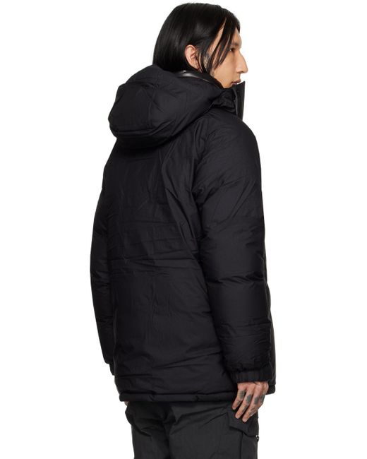 Manteau mountain belay noir rembourré en duvet NANGA pour homme en coloris Black