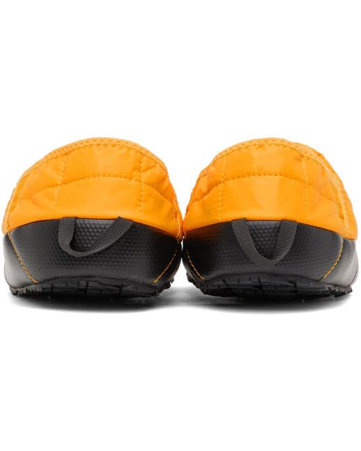 The North Face Black Orange Thermoball Traction V Mules for men