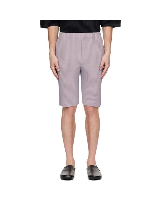 Homme Plissé Issey Miyake Black Tailored Pleats 2 Shorts for men