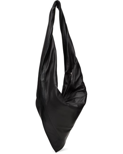 Lemaire Black Small Scarf Bag for men