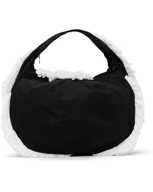 Molly Goddard Black & White Tori Bag