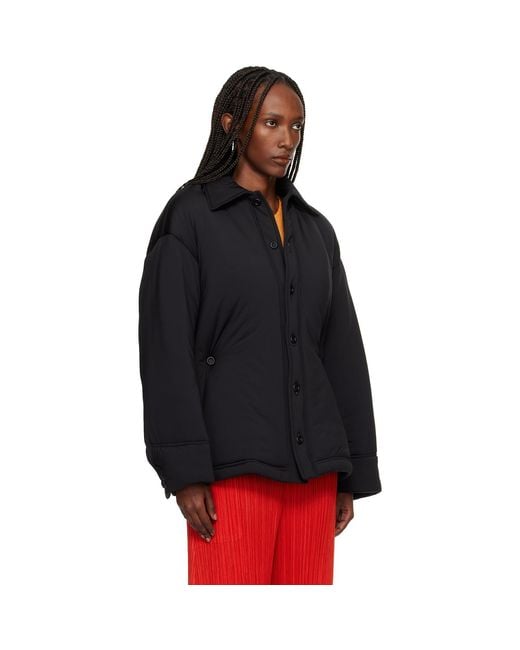Issey Miyake Black Pumped-T Jacket