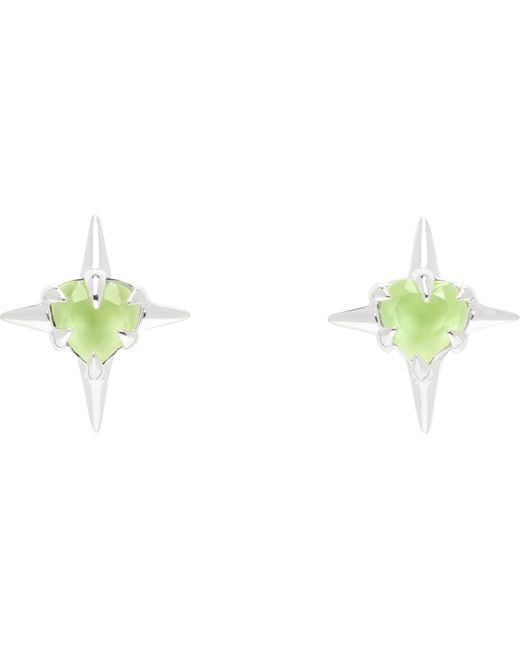 Stolen Girlfriends Club Black Precious Punk Stud Earrings for men