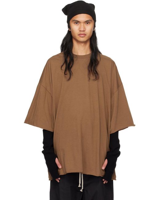 Rick Owens Multicolor Brown Tommy T-shirt for men
