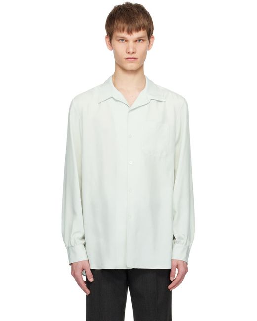 The Row White Kiton Shirt for men