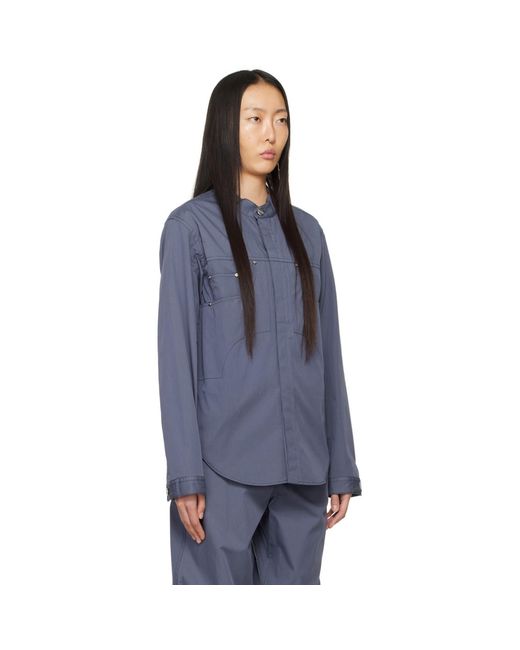 Dion Lee Blue Rivet Denim Jacket