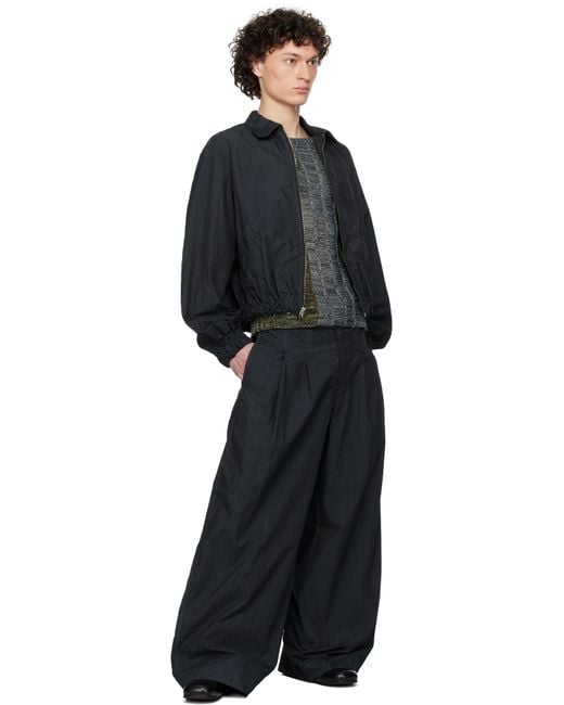 【関税込み】Eckhaus Latta ネイビー フライトジャケット メンズ Eckhaus Latta ネイビー フライトジャケット ブラック | Lyst