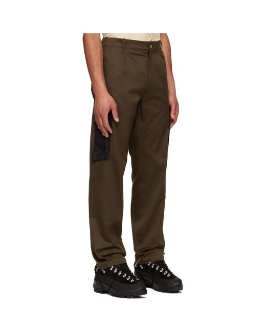 OLLY SHINDER Brown Gardiner Cargo Pants for men