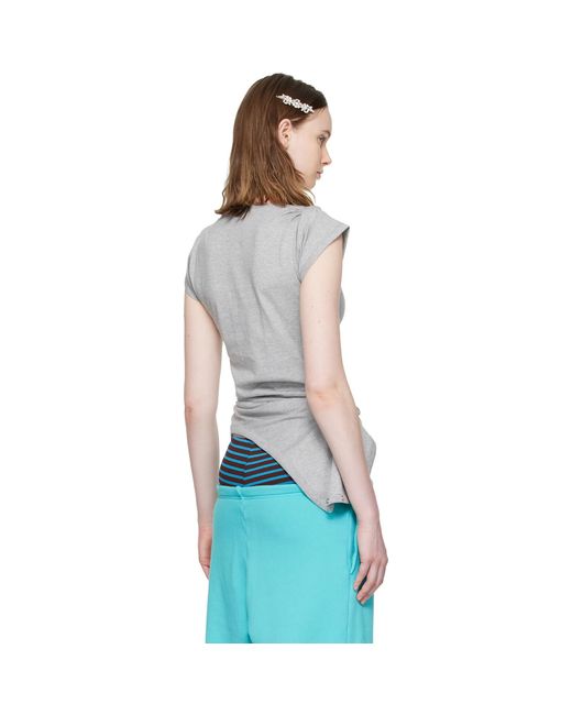 Ans Dostoevner Blue Rompers T-Shirt