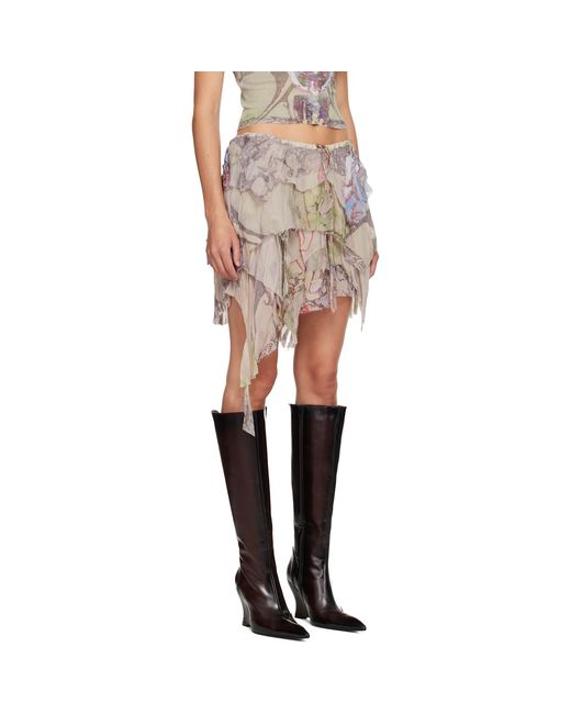 DIESEL Black O-Silla Miniskirt