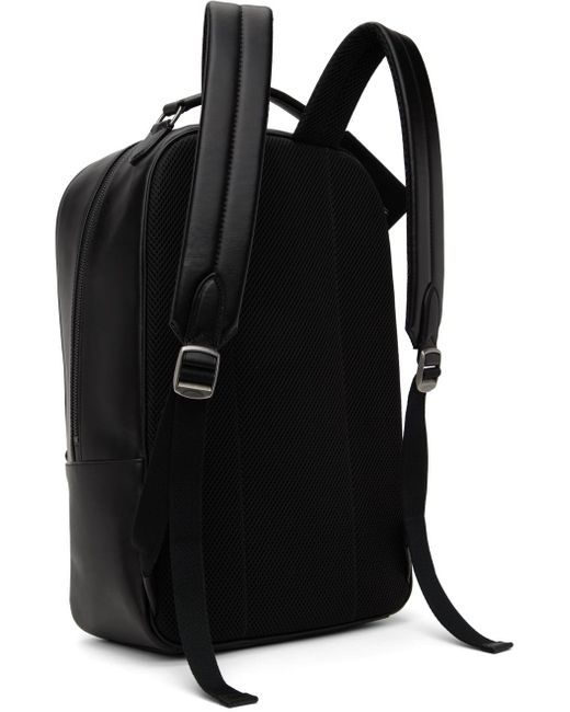 Polo Ralph Lauren Black Leather Backpack for men