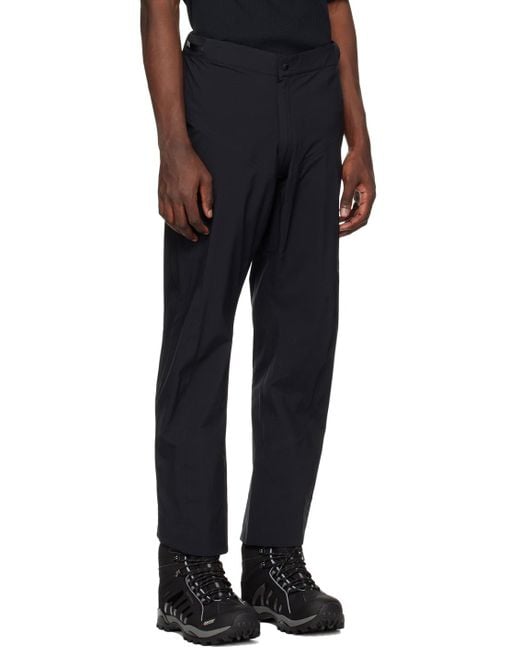 Goldwin Black Win All Weather Trousers for men