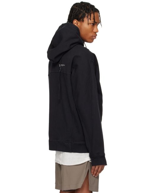 Boris Bidjan Saberi 11 Black H2 Hoodie for men