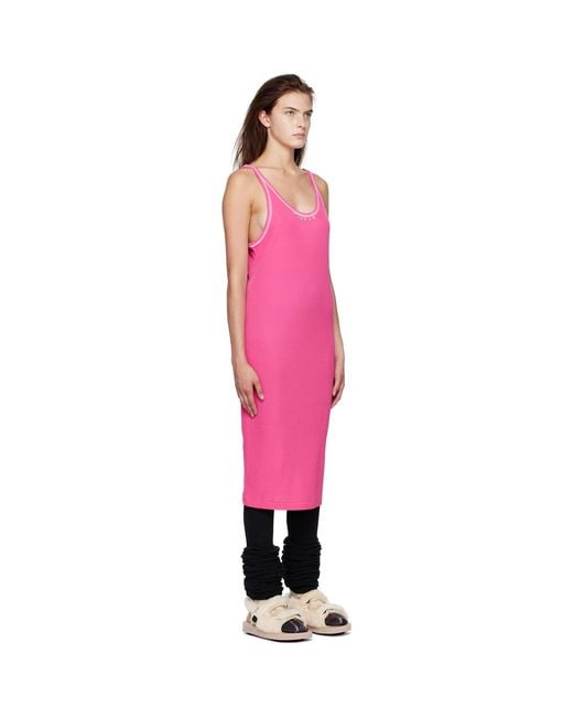 Doublet Pink Rib Minidress