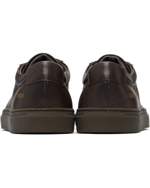 Common Projects Black Achilles Premium Sneakers for men