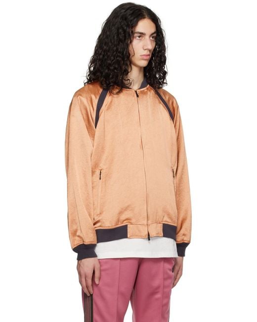 Needles Pink W.s.s. Bomber Jacket for men