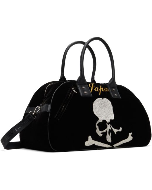 Mastermind Japan Black 'Mj' Traveling Bag for men