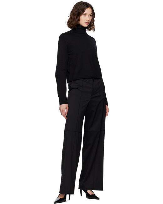 MM6 by Maison Martin Margiela Black Knitted Turtleneck