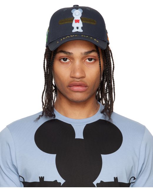 メンズ Walter Van Beirendonck ネイビー 'I Have Seen The Future' キャップ Blue