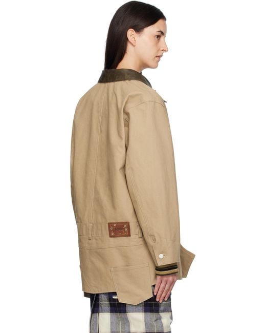 ANDERSSON BELL Natural Carpenter Shorts Inserted Coat